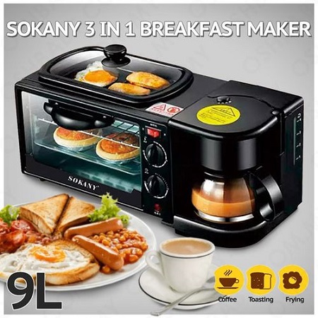 Sokany 3 IN 1 Breakfast Maker